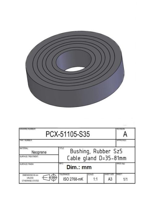 Cable Gland Bushing size 5