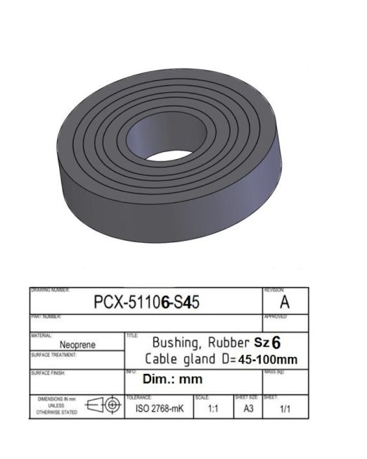 Cable Gland Bushing size 6